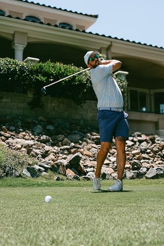 Image of BRIMZ Golf Performance Hat - Tee Holder & Magnetic Brim - Breathable Sweat & Water Resistant Golfing Snapback Cap