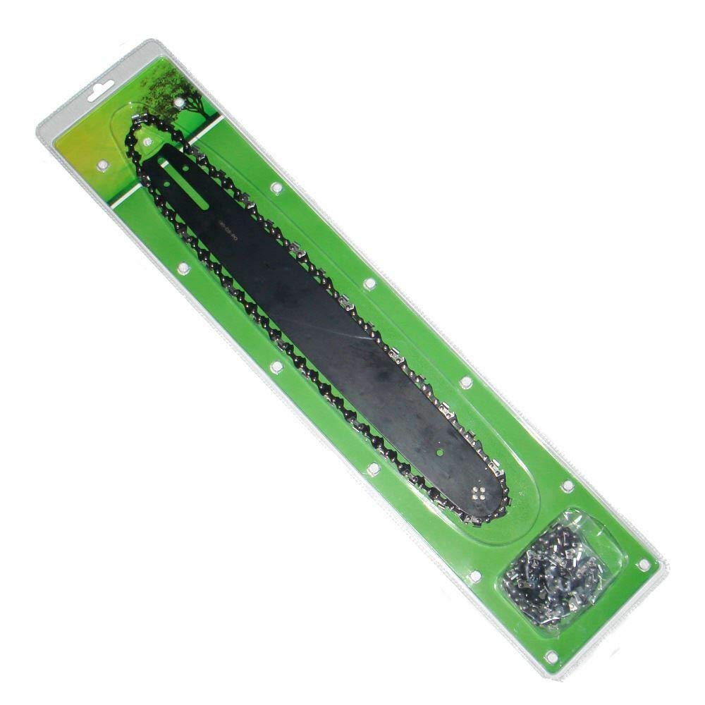 Barra guía de 18 Pulgadas y 2 Cadenas de Motosierra para Ryobi GT28, 32, 38, RFS4518