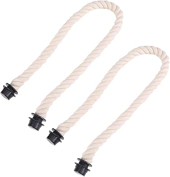 Replacement Bag Handle Linen Straps - 25.6" for Obag Canvas Rubber Bag EVA Tote Shoulder Handbags Repair Classic Purse Accessories White Hard Rope