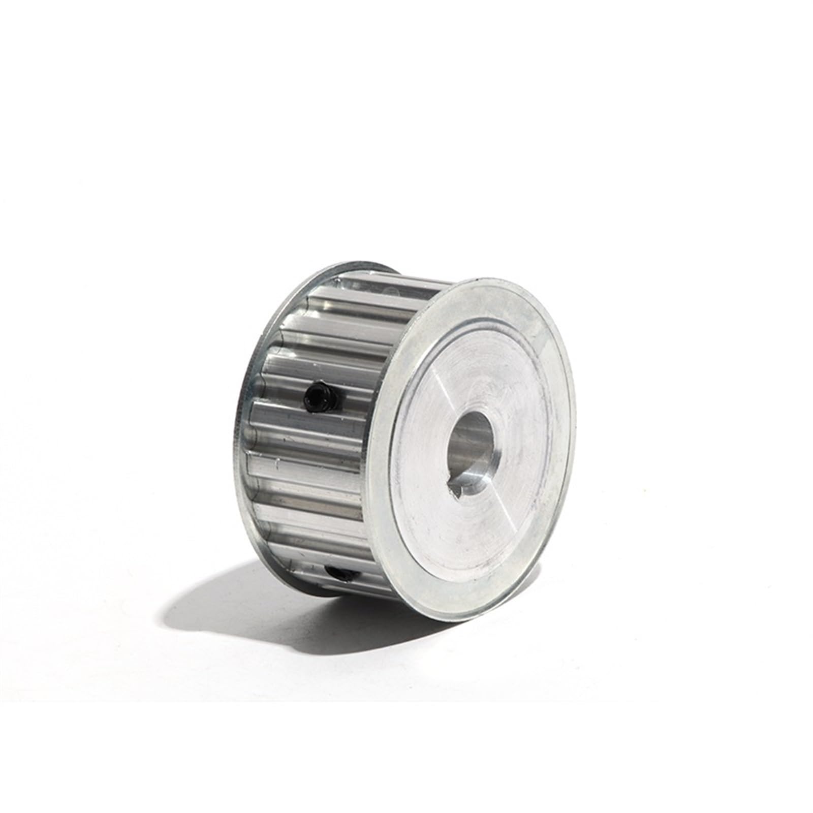 AXWERB Professional 2pcs L-24 Timing Belt Pulleys with Keyway, 24Teeth L Type Transmission Pulley Width 21/27mm Aluminum Alloy Gear Pulley (Size : Bore 22mm Key 6x2.8, Color : Width21mm)