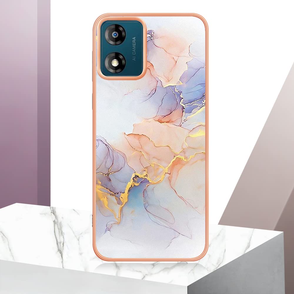 RonRun Cover per Motorola Moto G54, Anti Impronte Digitali, Antiurto