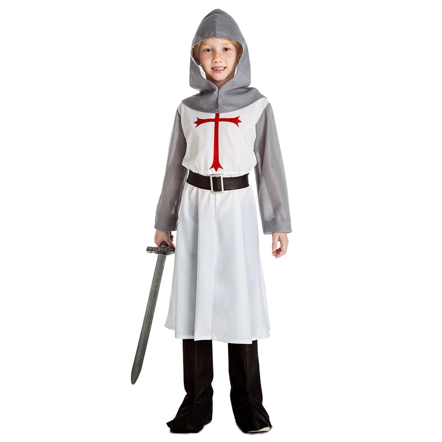 Boland 82395 Knight Children's Sir Ridley Costume, Solid, Multicoloured, 10-12 Jahre