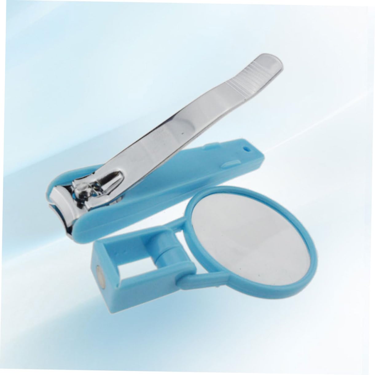 Toddmomy Nail Trimmer with Magnifying Glass Safe Nail Clipper for Ergonomic Design for Newborn Nail Care