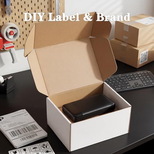Image of WIFTREY 8x8x4 Shipping Boxes 30 Pack, White Packing Box for Small Business, 8 x 8 x 4 Corrugated Cardboard Boxes for Mailing, Mailing, Shipping