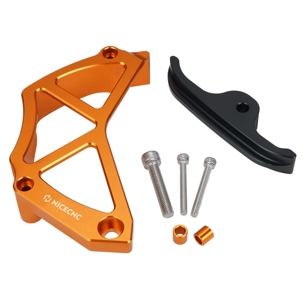 NICECNC Funda Protectora de Cadena Naranja Compatible with 790 890 Adventure S/R 2019-2023 2022 2021 2020, 790/890 Duke 2018-2023 2022 2021 2020 2019