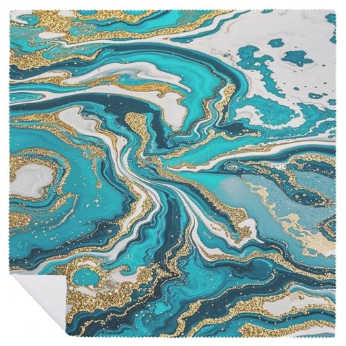 Serviettes en tissu réutilisables motif marbre pour événements