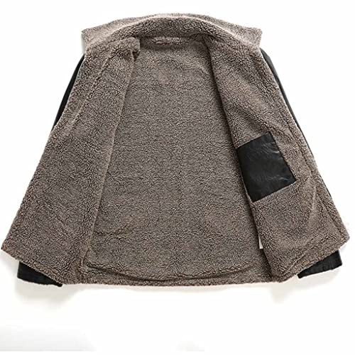 CHUNYU Faux mannen winterjas Pu Leer Casual Streetwear Motorfiets Motorfiets Lederen Jas Kleding - Image 6