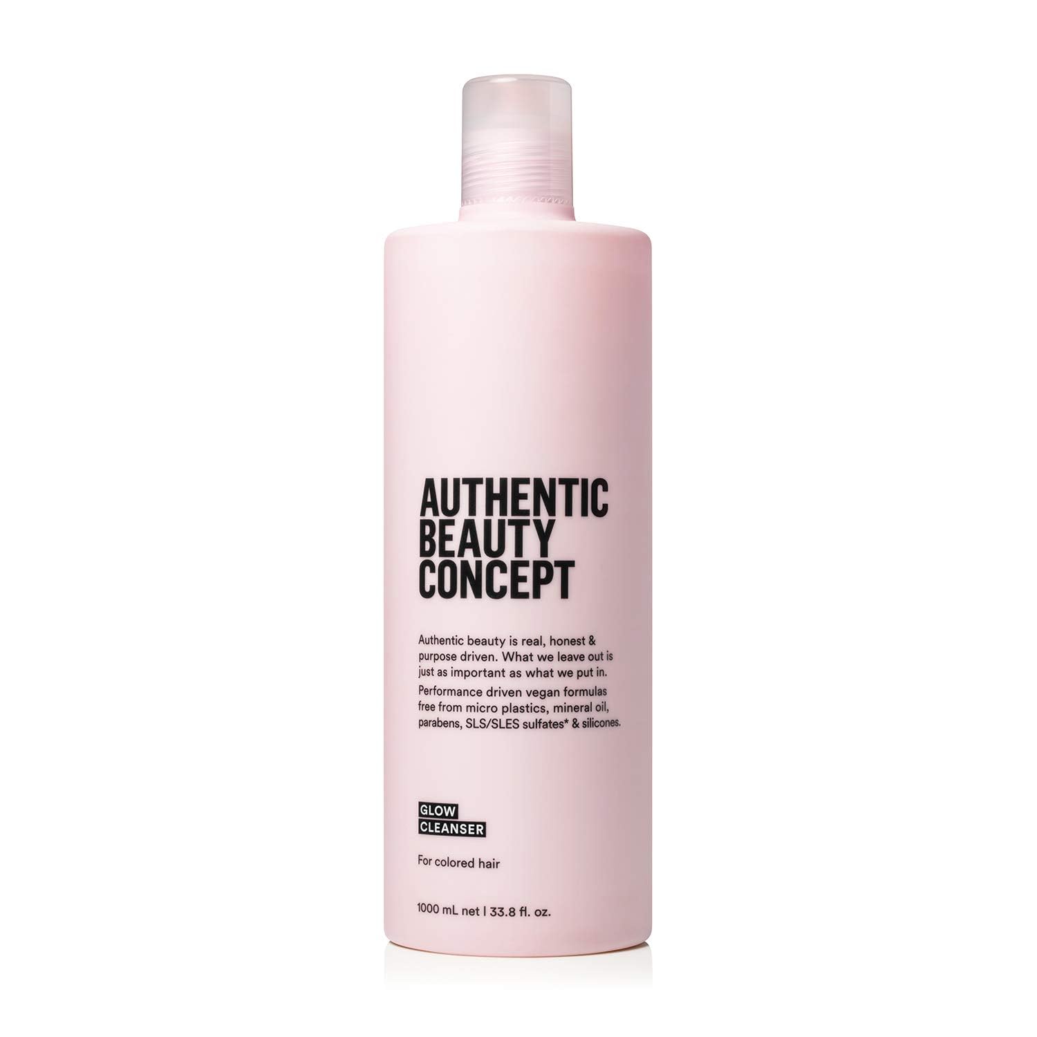 Authentic Beauty Concept Glow Cleanser | Shampoo | Color Treated Hair | Preserves Color, Seals Cuticle | Vegan & Cruelty-free | Sulfate-free