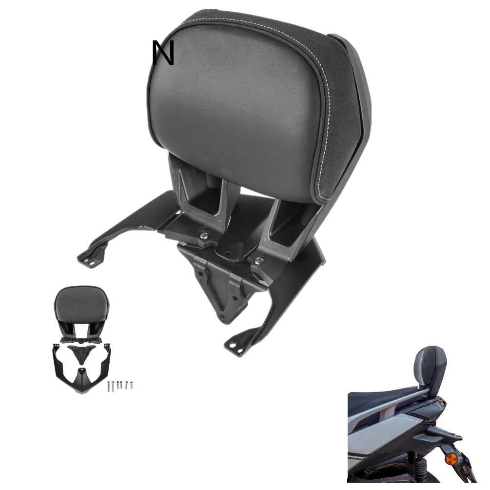 Dossier Arrière Détachable Coussin De Dossier Arrière Sissy pour X-Max Xmax 300 X-MAX300 XMAX300 2017-2022 Accessoires De Repos pour Passagers De Moto