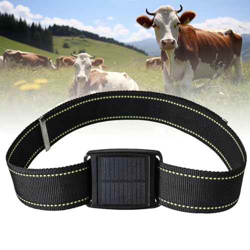 Rastreador de Animales, Dispositivo localizador Solar GPS para Ganado, Cabras y Caballos, posicionamiento en Tiempo Real e Impermeable