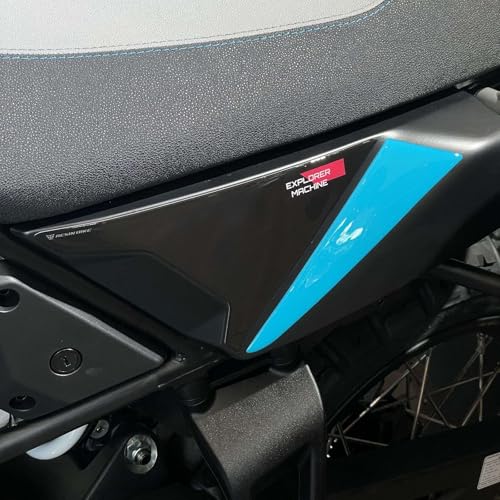 Autocollants moto CF Moto 800 MT-X protection radiateur flancs sticker 3D Zephyr Blue
