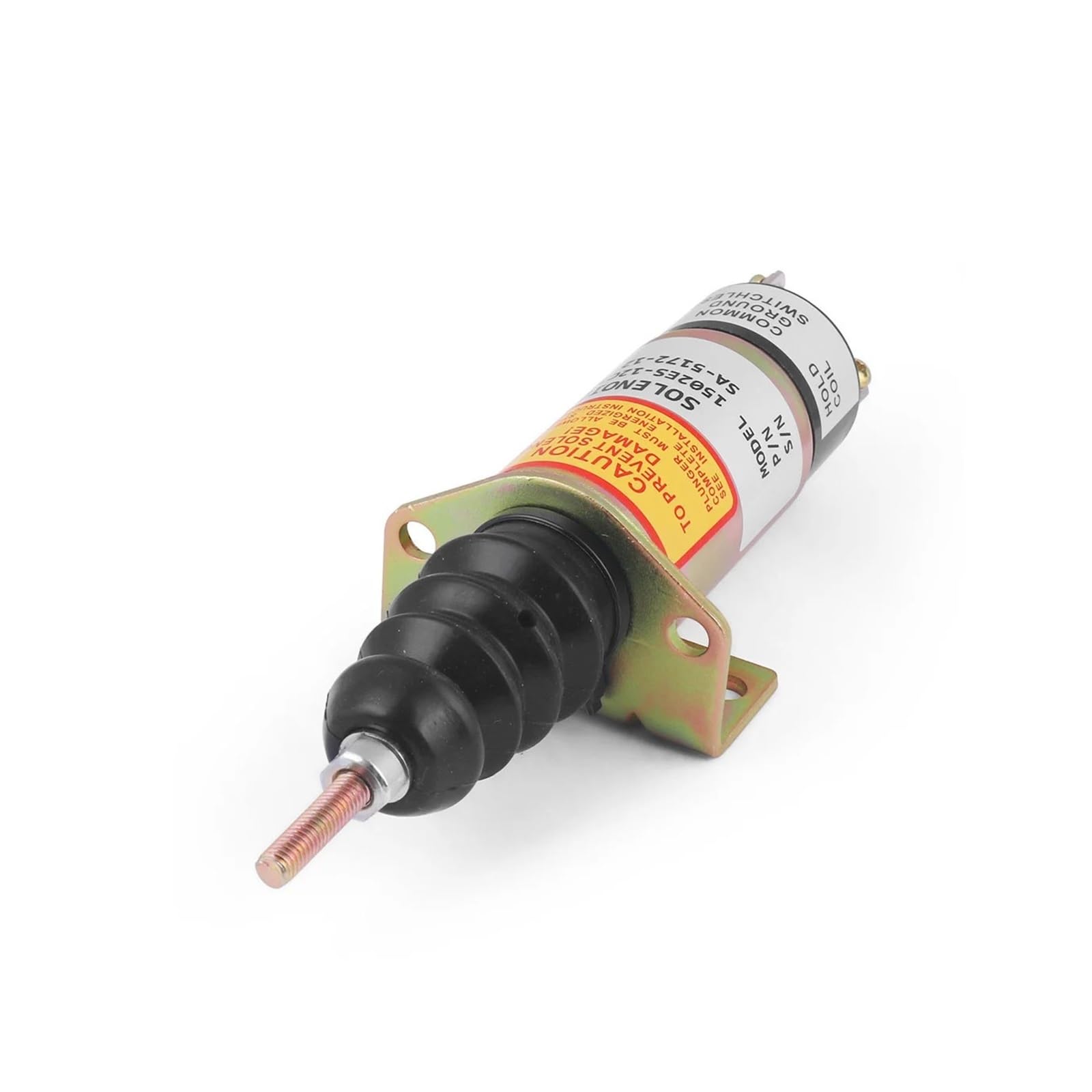 Solenoide de corte de combustible Solenoide de control del acelerador, válvula solenoide de corte de combustible de 12 V, 1502ES-12C3U1B2S1 SA-5172-12