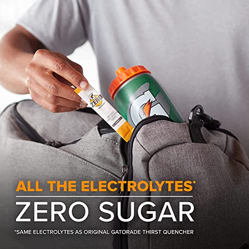 Gatorade G Zero Powder - Individual Packets Variety Pack, Glacier Freeze, Orange, Grape & Fruit Punch (40 Pack) By Obanic #TOP3
