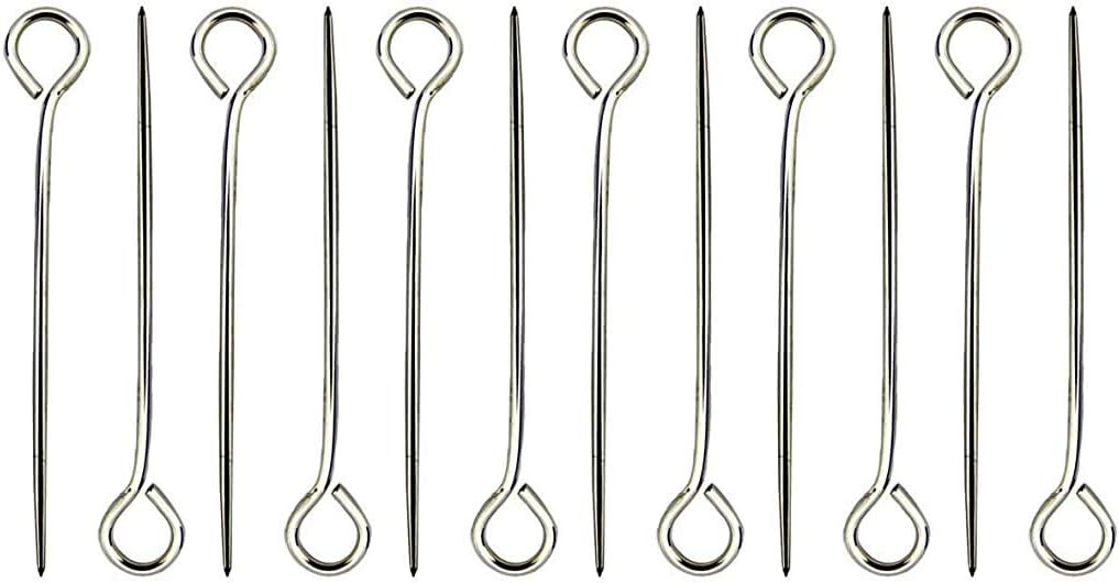 C.S. Osborne Pack of 12 Upholstery Skewers/Pins for Upholsterers (4")