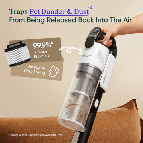 Levoit Cordless Vacuum Cleaner, Anti-Tangle for Pet Hair, Up to 50 Minutes - 4