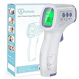 Thermometer for Adults Forehead, No Touch Thermometer for Adults, Forehead Thermometer, Instant Reading, Medical Grade, Good for Baby Food, Bath,Milk (Purple)