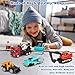 ZHFUYS 12PCS Metal Mini Cars Toy for Kids, Toy Cars for Kids, Trucks Toy Vehicles Set for Toddlers, Party Favors for Toddler Toys,Educational Play, Birthday Gift for Boys Girls
