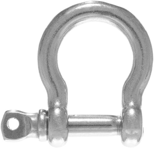 West Coast Paracord 5 Pack Stainless Steel Bow Shackle 4 MM