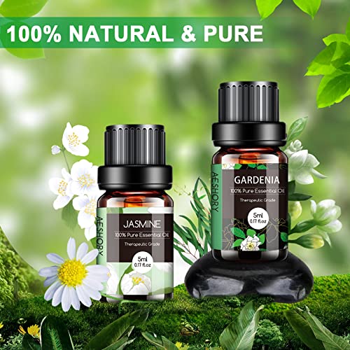 Essential Oils Set - 32X5Ml Pure Aromatherapy Essential Oils Kit For Diffuser, Humidifier, Aromatherapy, Massage, Skin & Hair Care - Lavender, Tea Tree, Eucalyptus, Sandalwood, Peppermint, Rosemary #TOP3