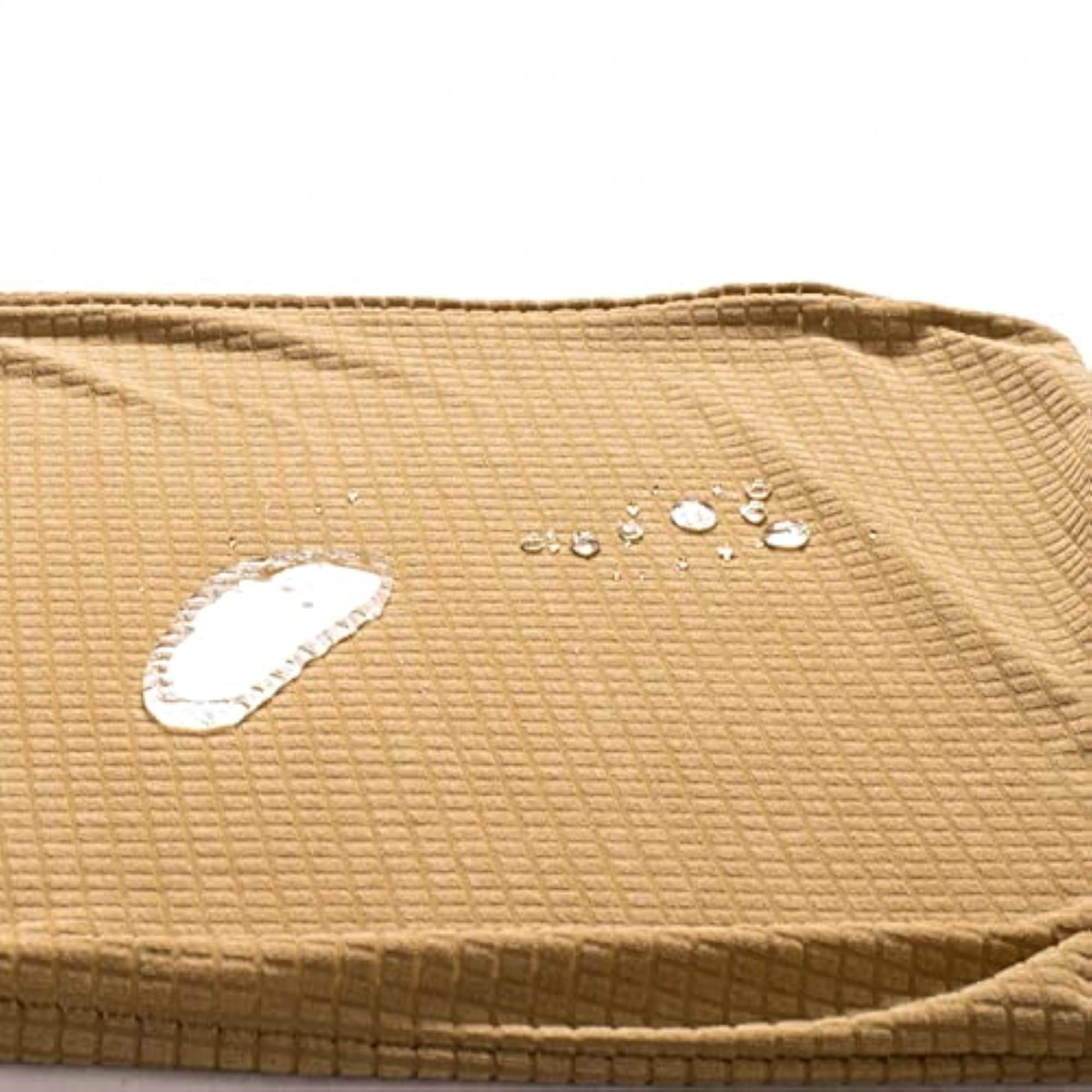 Brown Computer Chair Swivel Cover