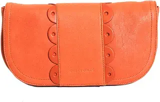 [シーバイクロエ] ポーチ POCHETTE ポシェット クラッチバック POYA 9S7483 N110 316 CORAL コーラルオレンジ スカラップ