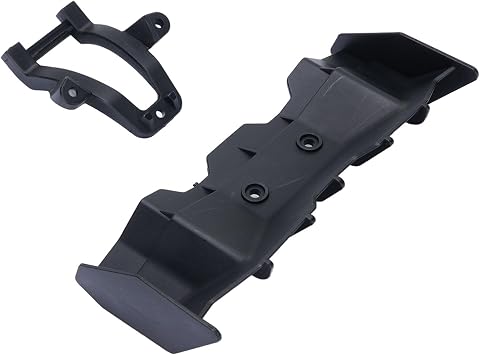 Enhanced Aerodynamics Plastic RC Tail Wing Assembly for SCY Models, Improves Stability and Performance on the Racetrack, Upgrade for RC Car Enthusiasts