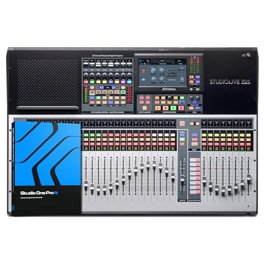 PreSonus StudioLive 32S 32-Channel/22-bus digital console/recorder/interface with AVB networking and dualcore FLEX DSP Engine