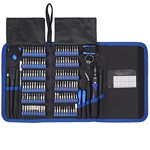 140 in 1 Precision Screwdriver Set, Justech Magnetic Driver Kit Professional Mini Electronics Repair Tool Kit for iPhone, PC, Laptop, Watch, Glasses, Cameras and Other Appliances
