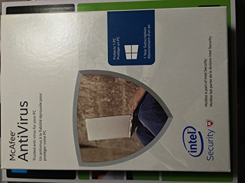 McAfee 2016 AntiVirus, 1PC, Key Code [OLD VERSION]