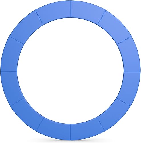 Miniatura 1 de Giantex Almohadilla de cama elástica de 8 pies, 10 pies, 12 pies, 14 pies, 15 pies, 16 pies, cubierta de borde resistente a desgarros, almohadilla
