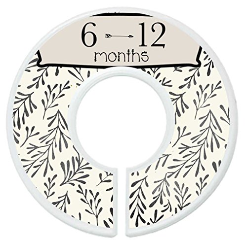 Mumsy Goose Nursery Closet Dividers Closet Organizers Baby Clothes Dividers Monochrome Boho #TOP5