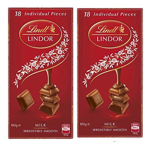 Image of Lindt Lindor Irresistibly Smooth Milk Chocolate, 2 X 100 Gram