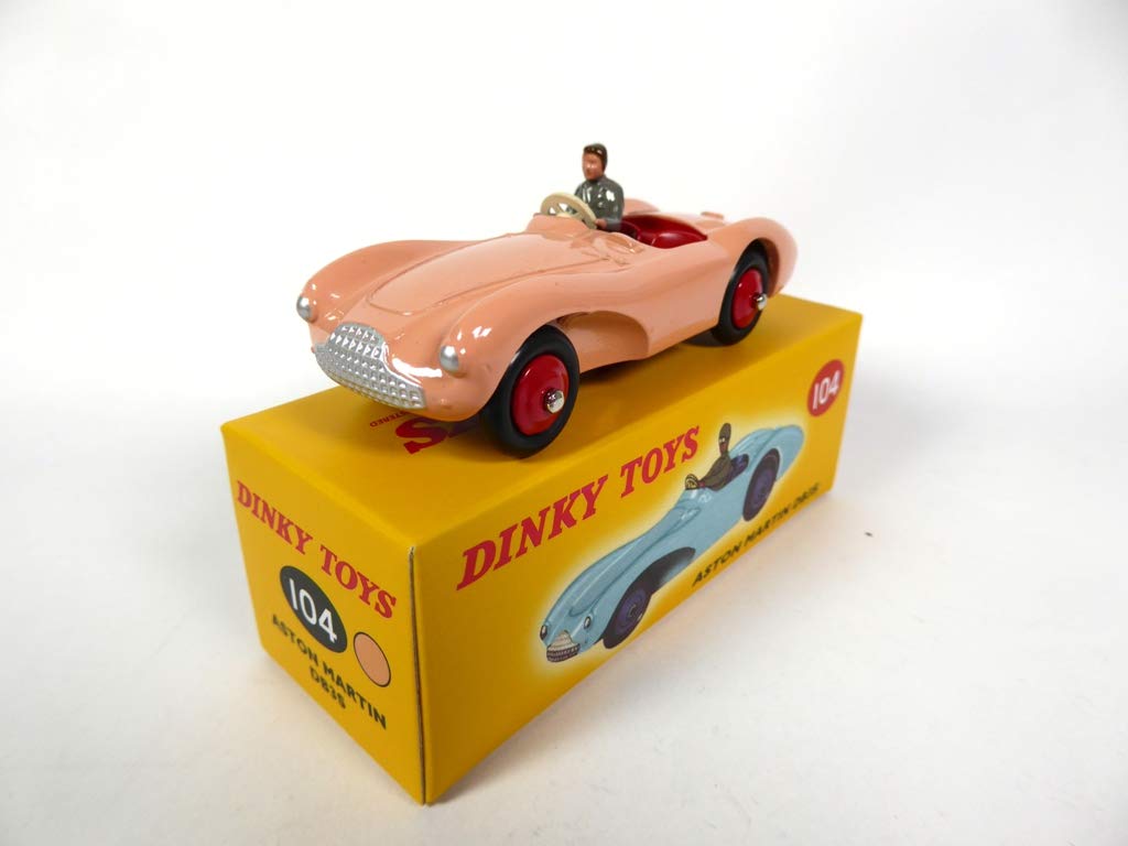 OPO 10 - Atlas Dinky Toys - Pink Aston Martin DB3 S 104 1:43 (MB419)