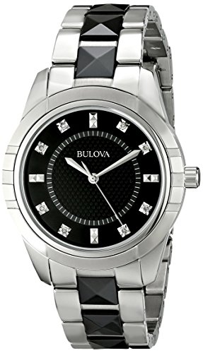 Bulova Women's 98P136 Diamond Dial Watch