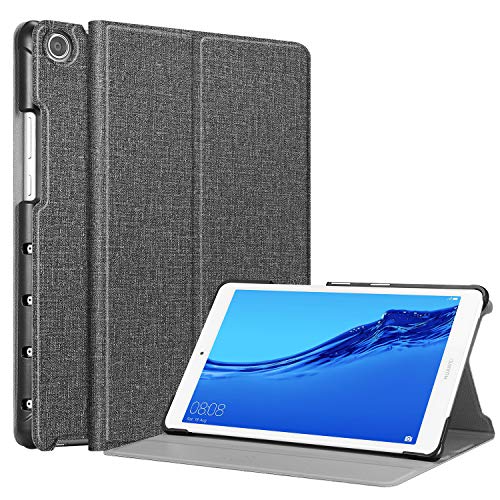 CASEBOT - Funda para tablet Huawei MediaPad M5 Lite de 8 pulgadas, [Slim Shell] ligera multiángulo de visión