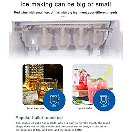 Máquina portátil para hacer hielo para encimera miniatura 6