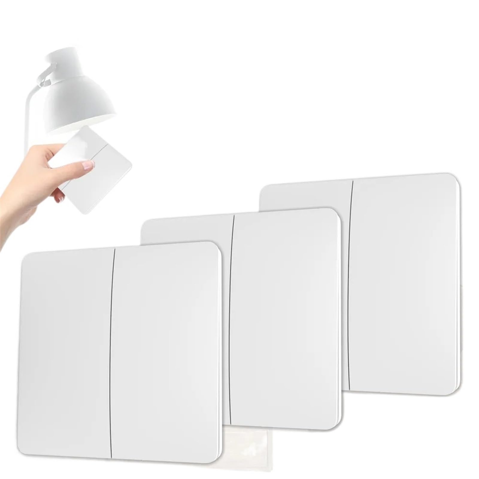AVIMYA Interruptor de Pared inalámbrico, autoalimentado, no Requiere batería, Control Remoto, Panel de Interruptor de botón, Interruptor de luz Impermeable (Color : WiFi RF Receiver)