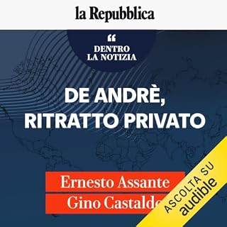 De Andr&egrave;, ritratto privato copertina