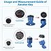 Hibbent 12 Pcs Faucet Aerator with 6 Pcs Faucet Aerator Key Removal Wrench Tool, Aerators Replacement Inserts for Sink M16.5 18.5 21.5 24 mm Tap Aerators Flow Restrictor