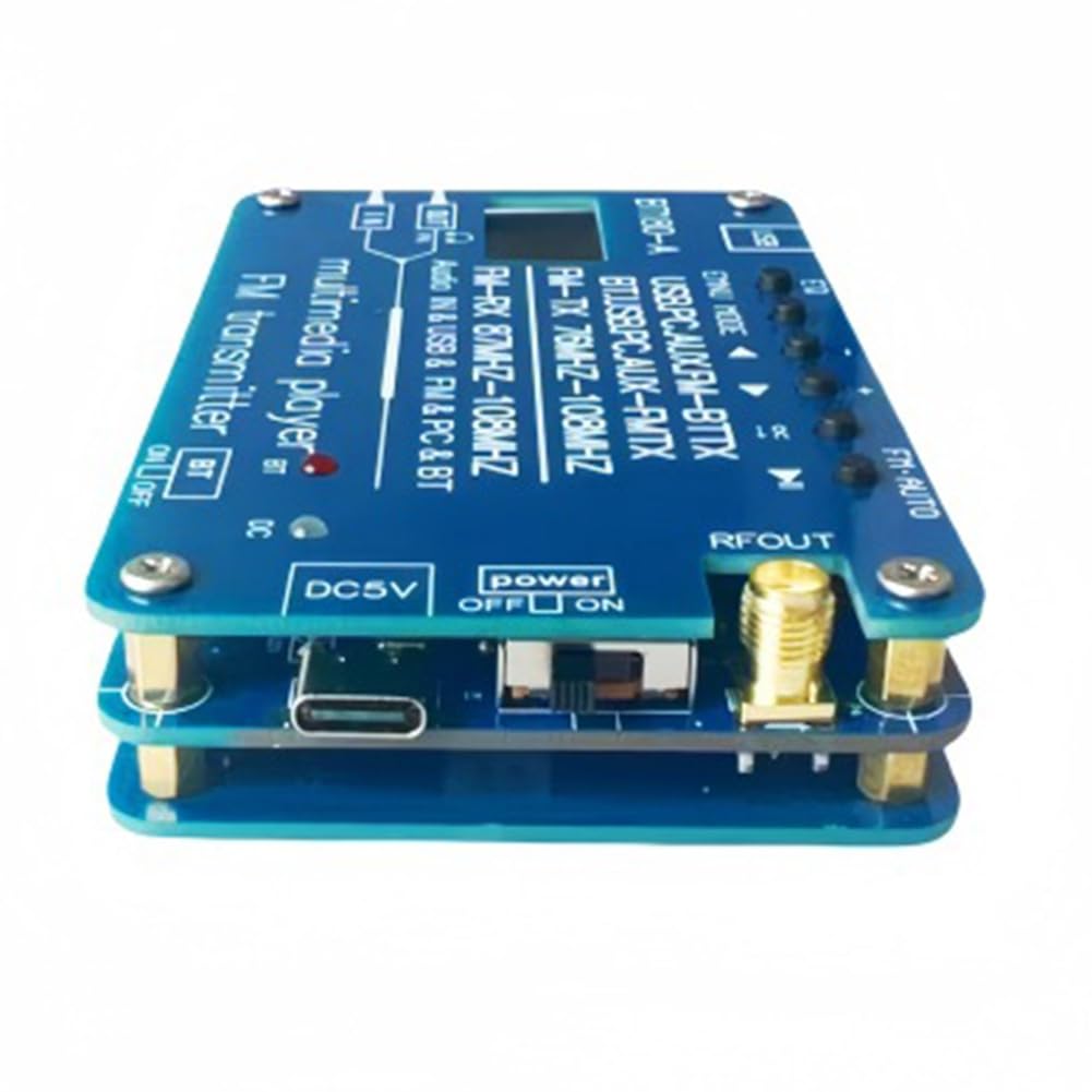 Reproductor Bluetooth Multifunción de Radio FM, Transmisor de Modulación de Frecuencia FM, Convertidor Adaptador de Radio de Coche A Bluetooth