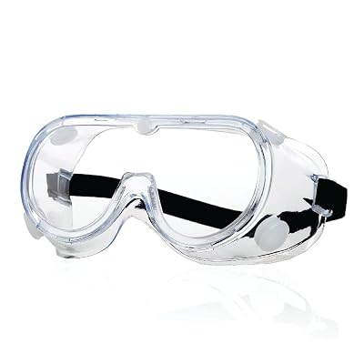 Robustt Safety Goggles for Chemical Protection with an Adjustable Strap and Minimum Lens Fogging (Pack of 1)
