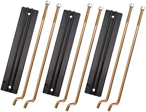 10L0L Golf Cart Battery Hold Down Retainer Plate with Rods Kit for Club Car DS and Carryall Electric 1998-2005, OEM# 1013683 101090801