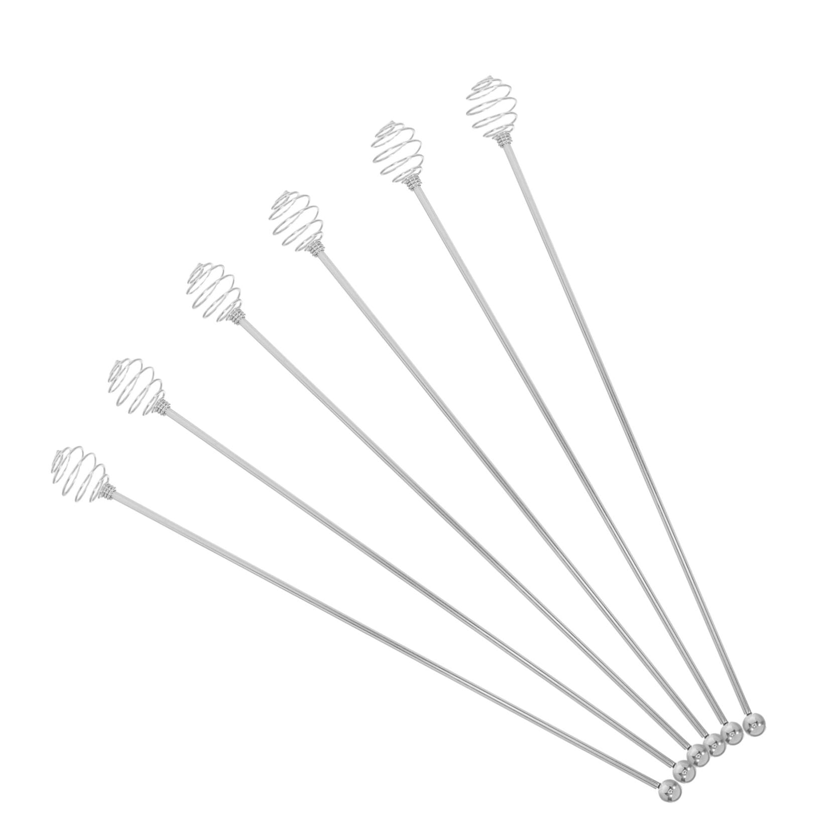 Cucharas de agitador Ciieeo de acero inoxidable, palos elegantes para mezclar té y mermelada