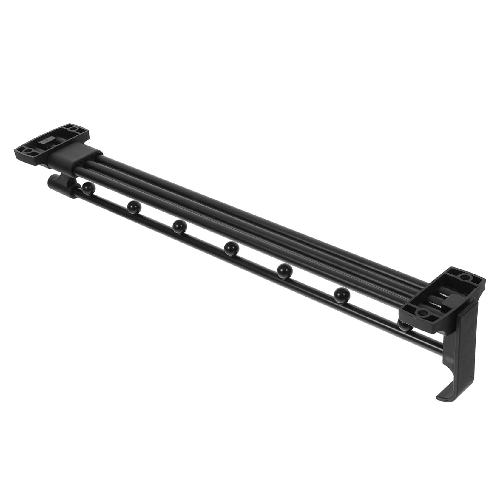 ABOOFAN Tringle à Vêtements Rallonge de Penderie Porte-pantalons Barre Coulissante Accessoires pour Suspension de Vêtements