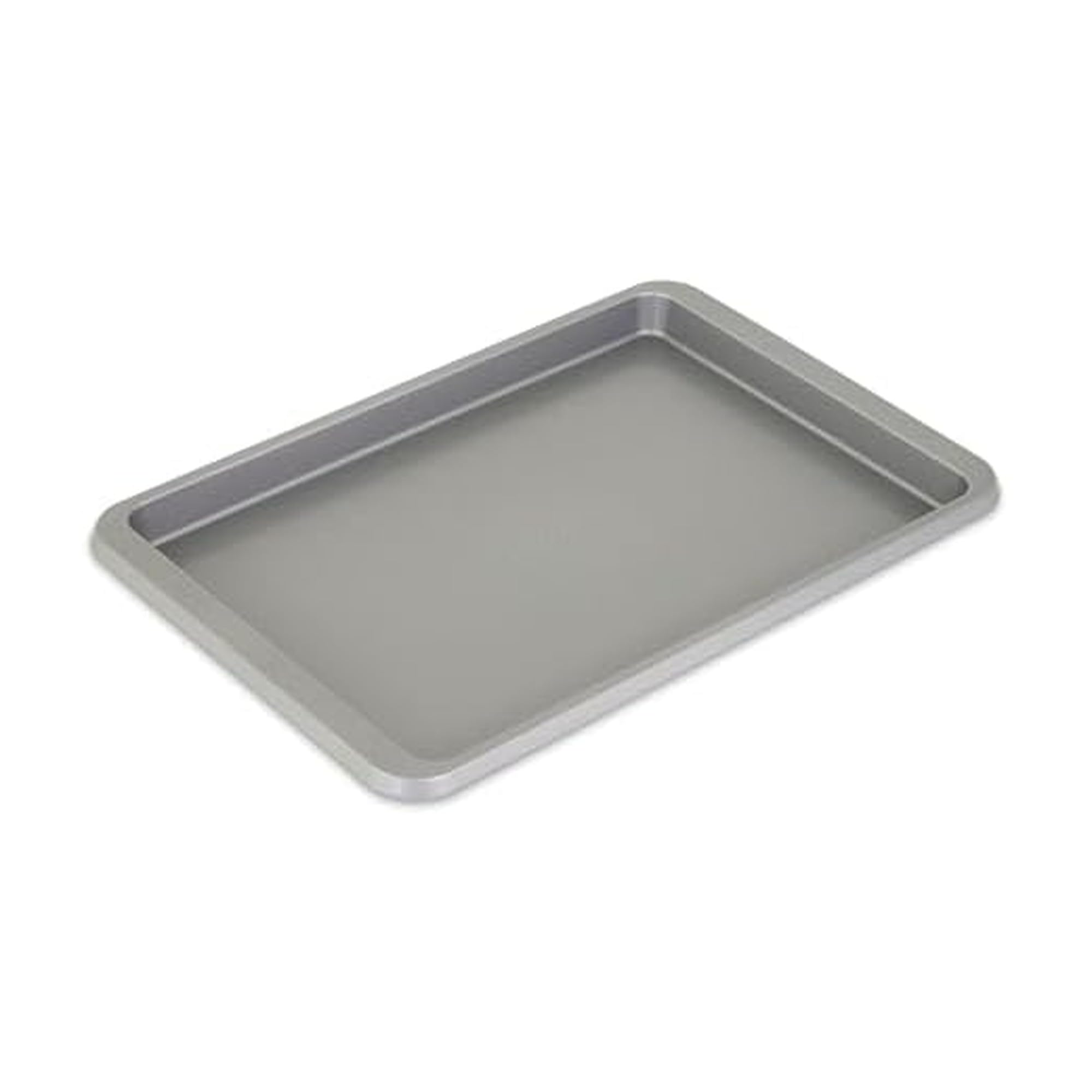 KitchenAid9x13in Nonstick Aluminized Steel Baking Sheet, Contour Silver