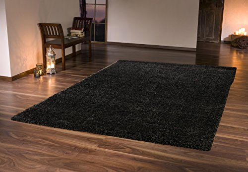 Preisvergleich Produktbild Tara Shaggy Teppich (Anthrazit, 120x170cm)
