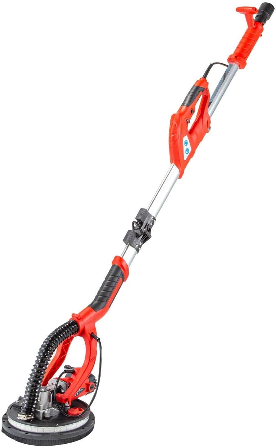 Wall Sander, 750W Foldable Wall Sander LED Strip Light Electric Drywall Sander 800-1750 R/min RPM Disc Sander