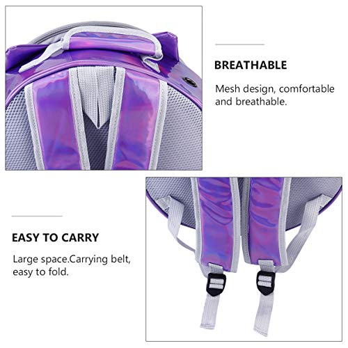 KESYOO Mochila para animais de estimação, bolsa transparente para filhotes de cachorro, mochila tran