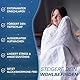 Samthus Gewichtsdecke 155x220cm 7kg Oeko-Tex Zertifiziert - Entspannungsdecke 100% Baumwolle - Schwere Anti-Stress & Therapiedecke - Besser schlafen mit unserer schweren Bettdecke - Weighted Blanket