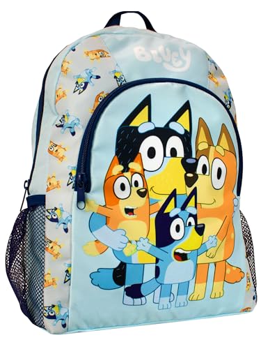 Bluey Mochila Bingo Mochila Escolar Niño | Azul One Size